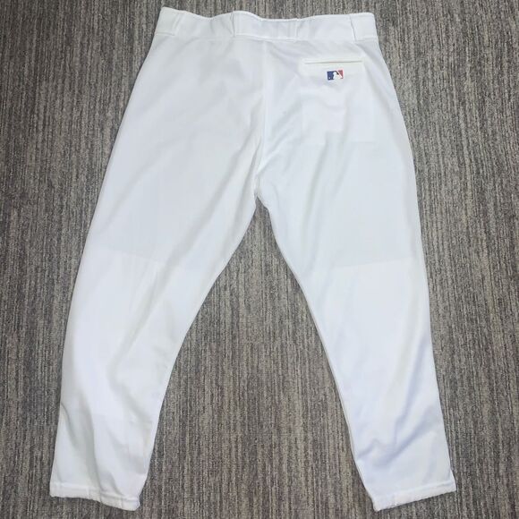 Team MLB by Majestic Men's Size 2XL White Cropped Baseball Pants Made in USA *‎ - Picture 7 of 10